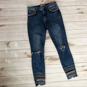 Mavi “Tess” high rise skinny jeans